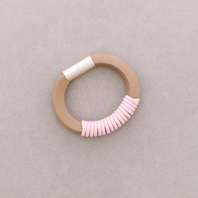 PULSERA IMÁN GOMA ESPIRAL