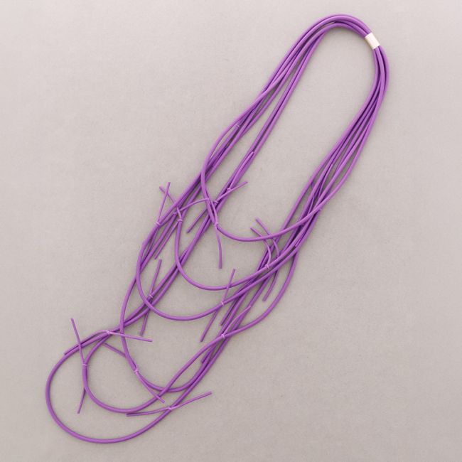 COLLAR IMÁN MULTI VUELTAS NUDOS GOMA