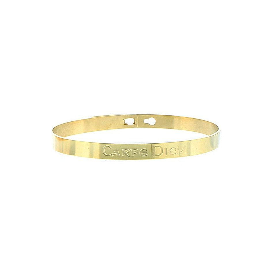 PULSERA RÍGIDA ACERO MENSAJE
