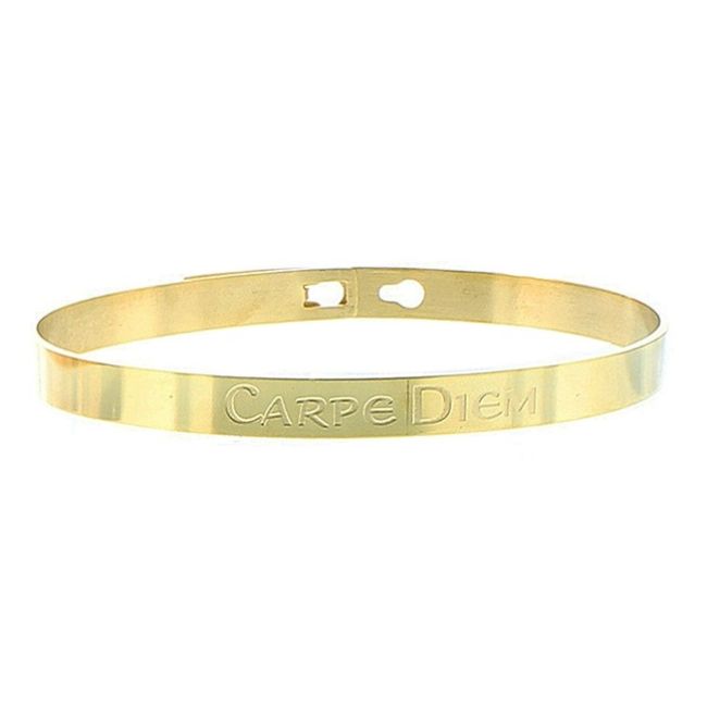 RIGID STEEL MESSAGE BRACELET
