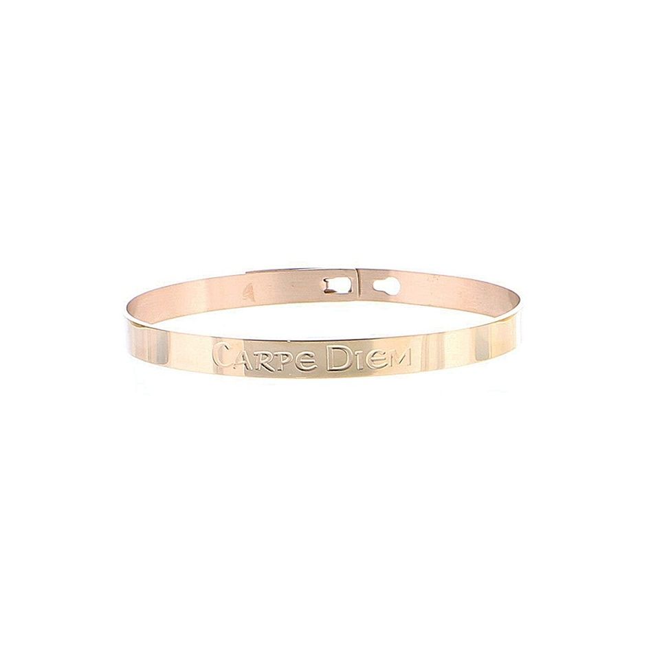 RIGID STEEL MESSAGE BRACELET