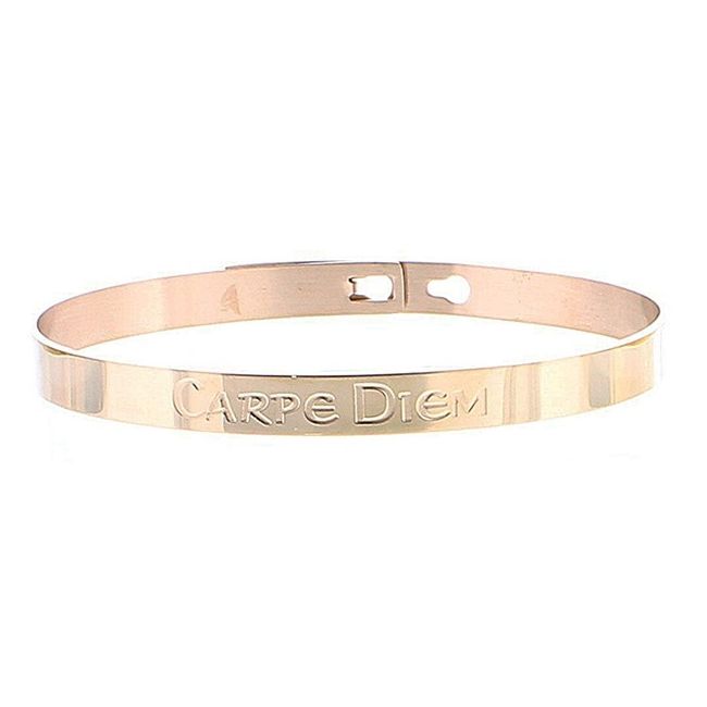 RIGID STEEL MESSAGE BRACELET