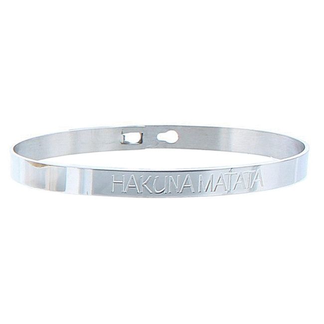 PULSERA RÍGIDA ACERO MENSAJE