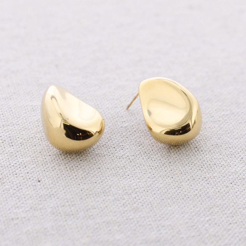 STEEL DROP EARRINGS