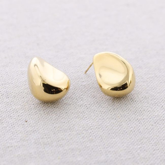 PENDIENTES ACERO GOTA