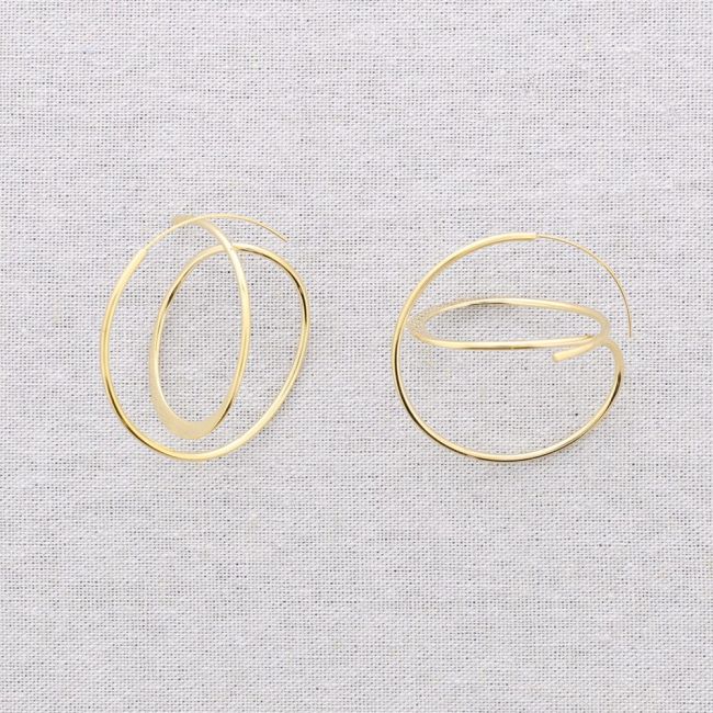 PENDIENTES ACERO MINIMAL