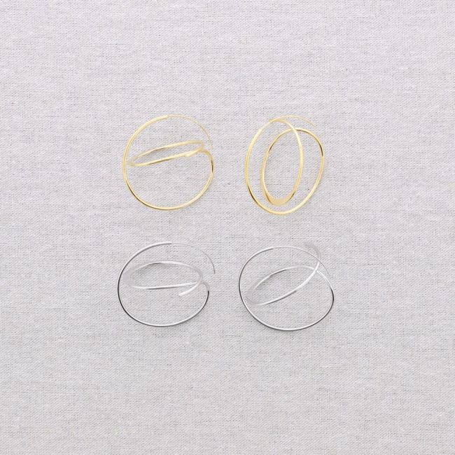 PENDIENTES ACERO MINIMAL
