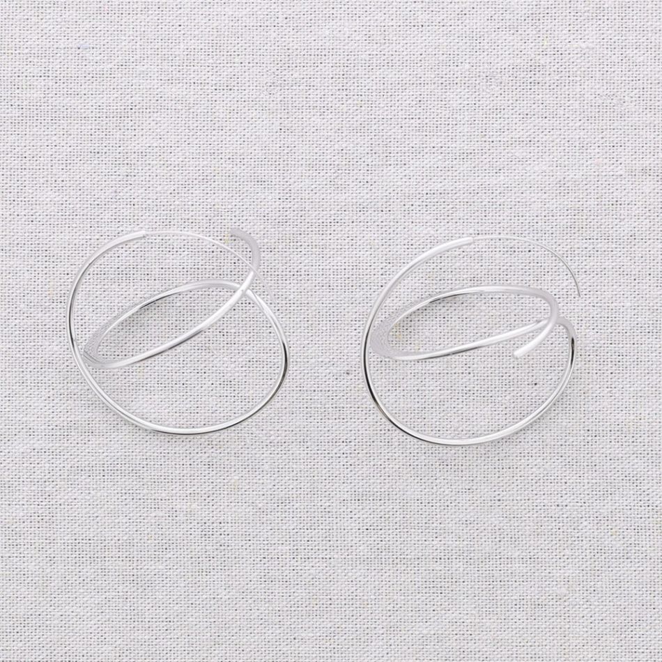 PENDIENTES ACERO MINIMAL