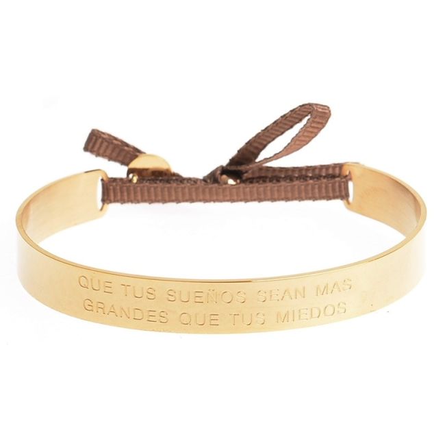PULSERA RÍGIDA ACERO MENSAJE