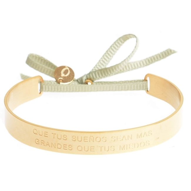 PULSERA RÍGIDA ACERO MENSAJE