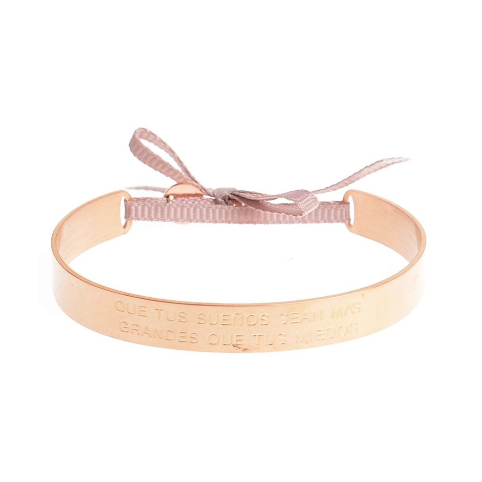 PULSERA RÍGIDA ACERO MENSAJE