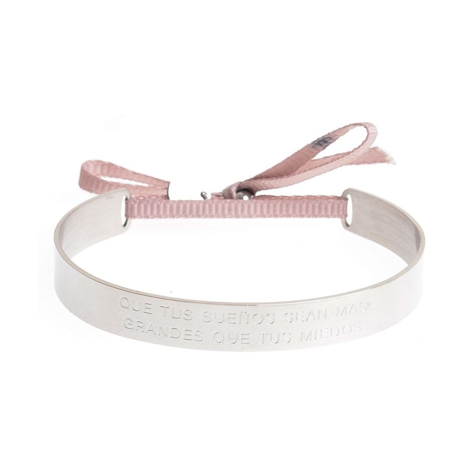 RIGID STEEL MESSAGE BRACELET