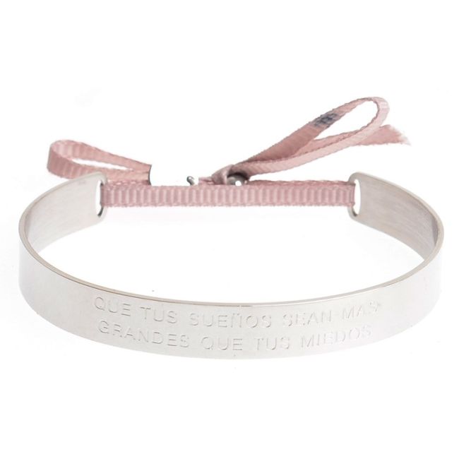 RIGID STEEL MESSAGE BRACELET