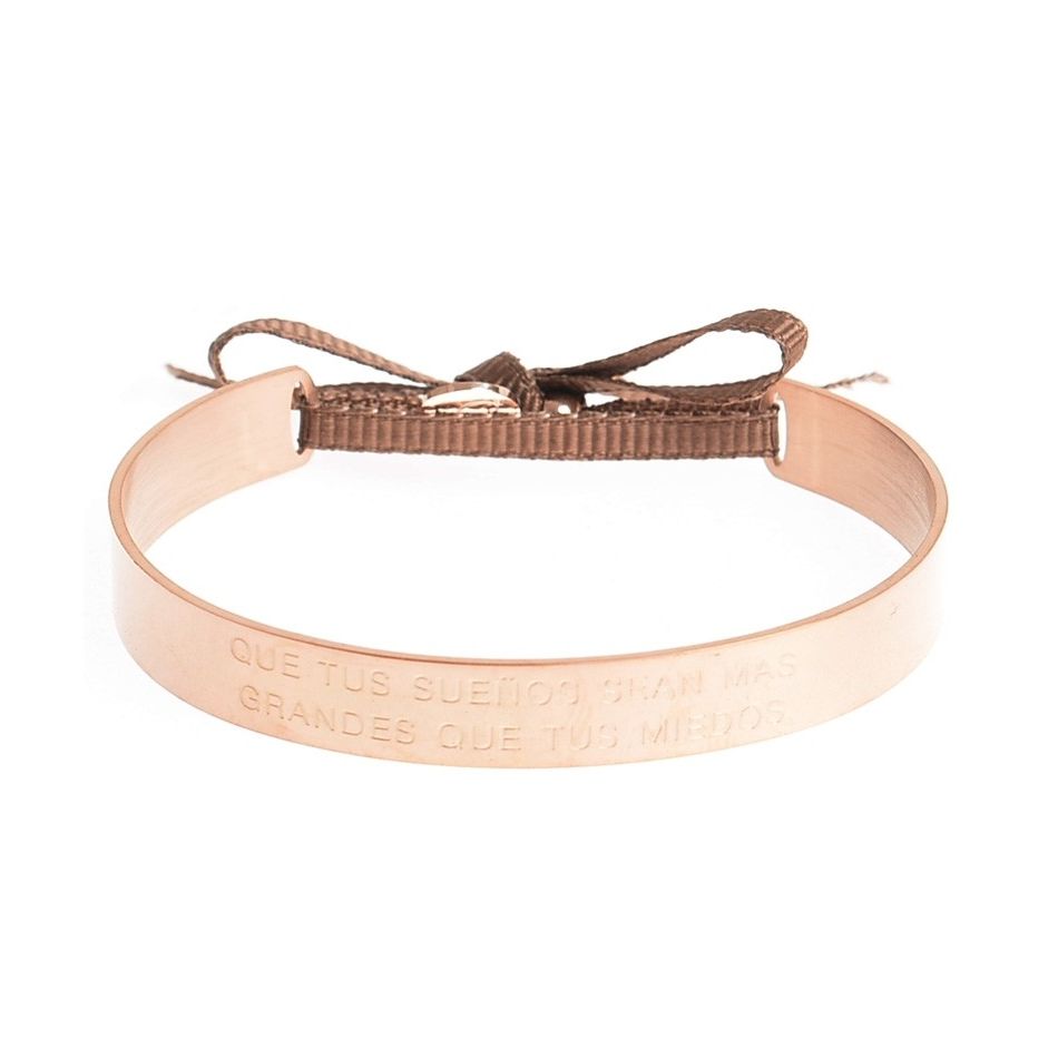 RIGID STEEL MESSAGE BRACELET