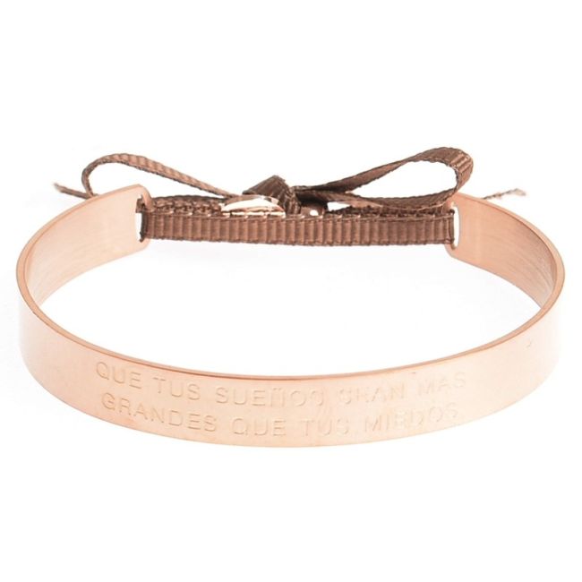 RIGID STEEL MESSAGE BRACELET