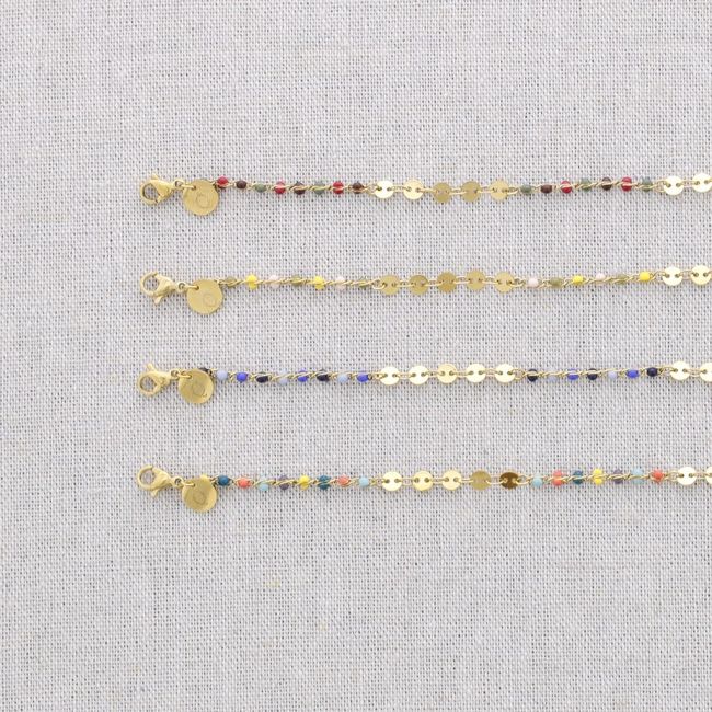 STEEL ENAMEL BRACELET