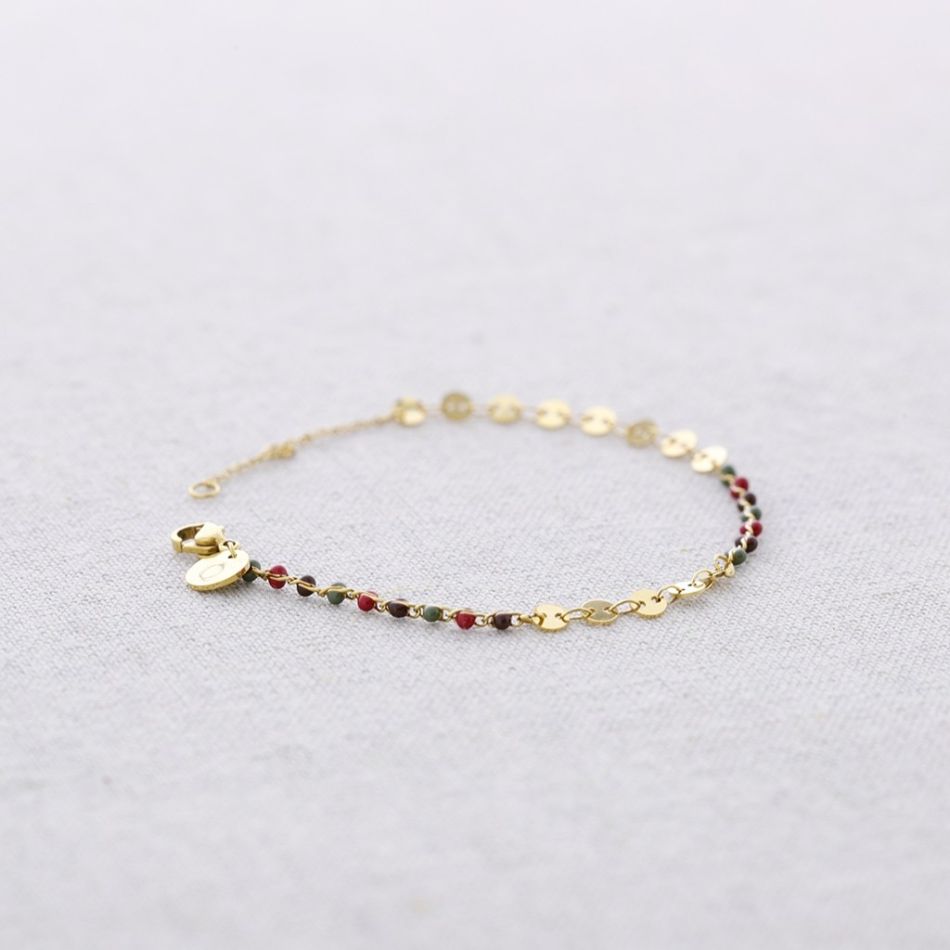 STEEL ENAMEL BRACELET