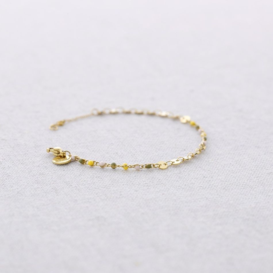 STEEL ENAMEL BRACELET