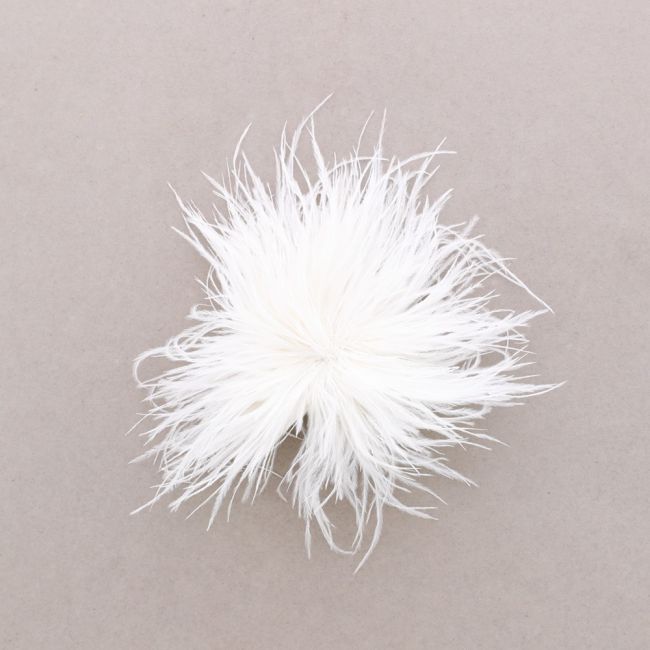BROCHE PLUMAS AVESTRUZ 8-10 CM
