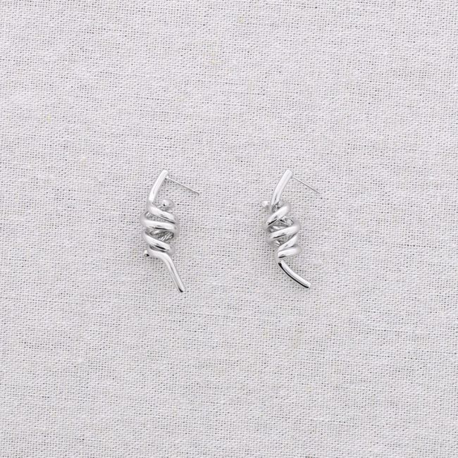 MULTI SPIRAL STEEL EARRINGS