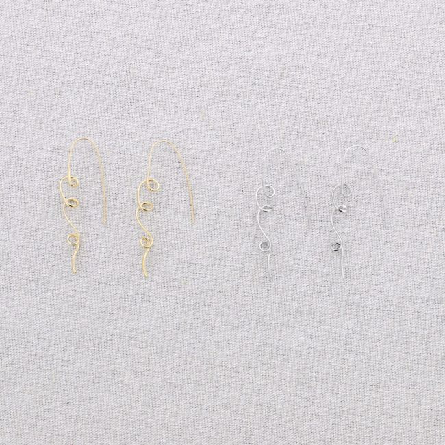 PENDIENTES ACERO ESPIRAL