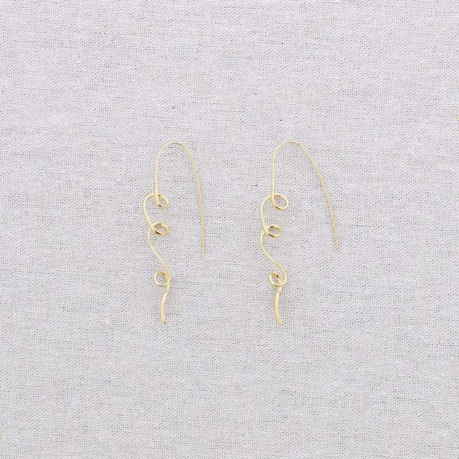 PENDIENTES ACERO ESPIRAL
