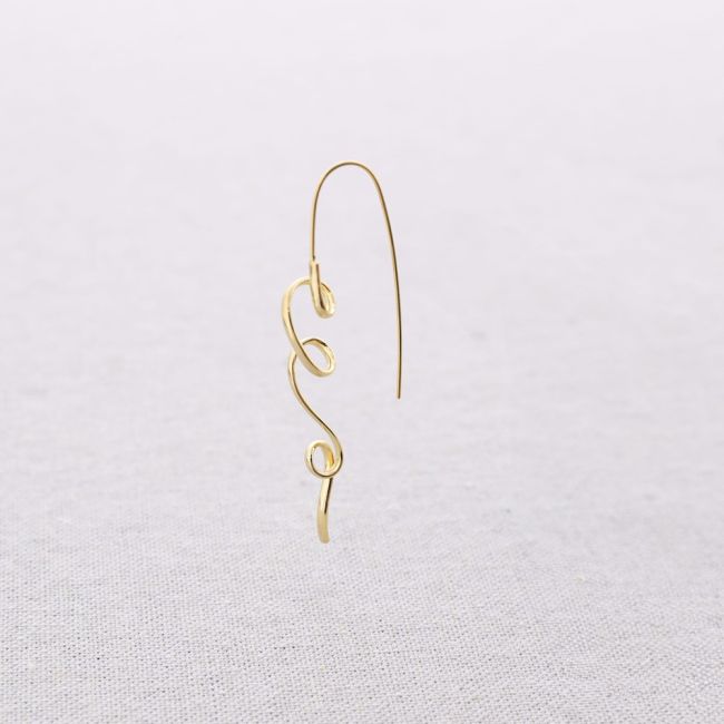 PENDIENTES ACERO ESPIRAL