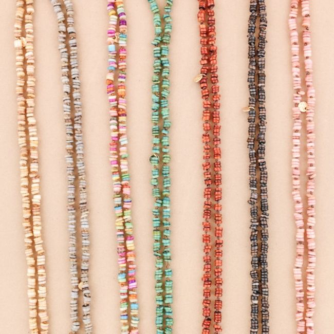 COLLAR LARGO CUENTAS NÁCAR 1.2Mx8MM