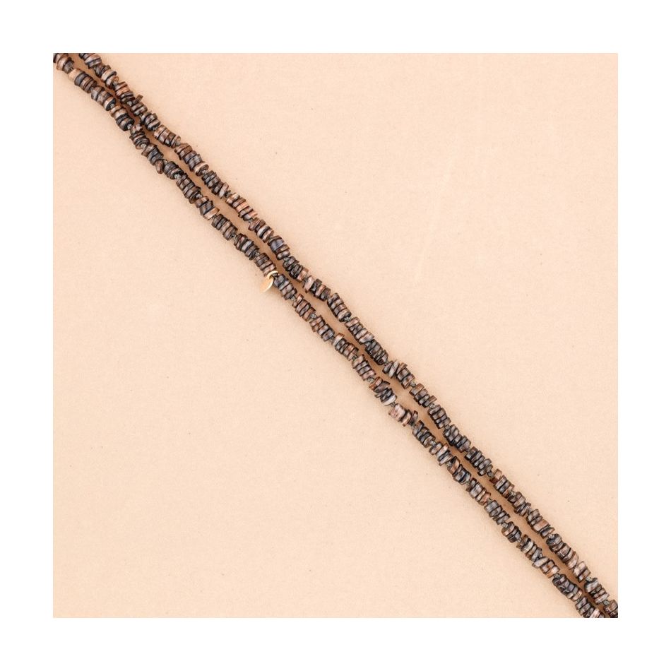 LONG NECKLACE WITH NACRE BEADS 1.2Mx8MM