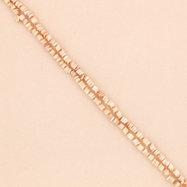 LONG NECKLACE WITH NACRE BEADS 1.2Mx8MM