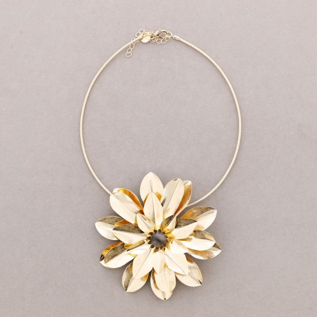 GARGANTILLA METAL FLOR
