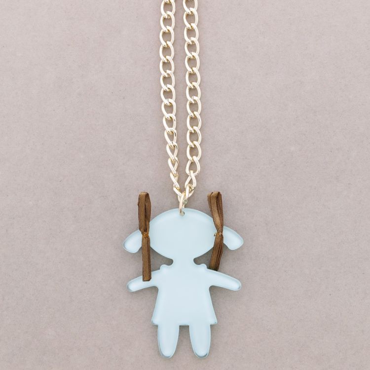 LONG PENDANT NECKLACE DOLL 2