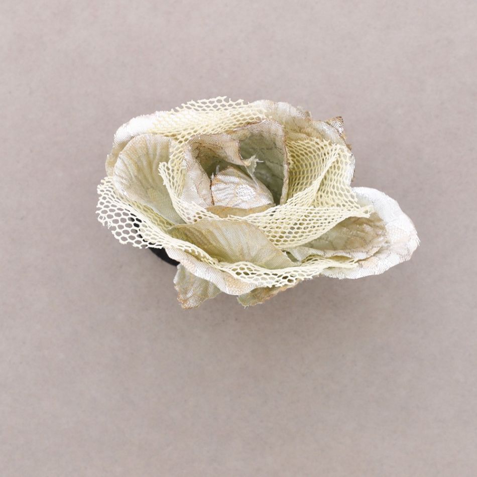 FLOWER BROOCH 10CM