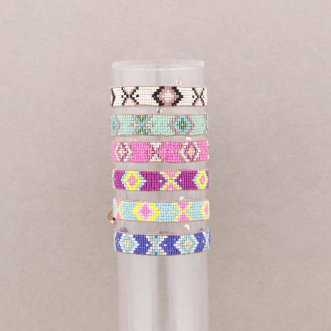 ETHNIC MACRAME BEADS BRACELET