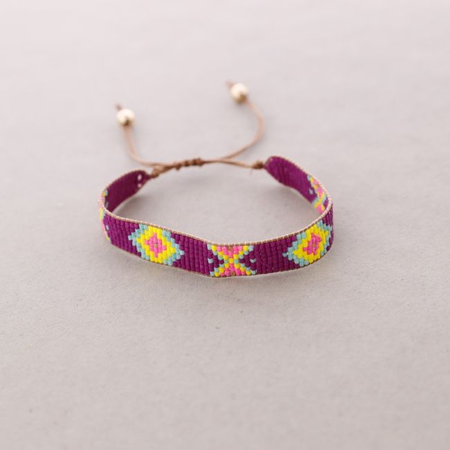 ETHNIC MACRAME BEADS BRACELET