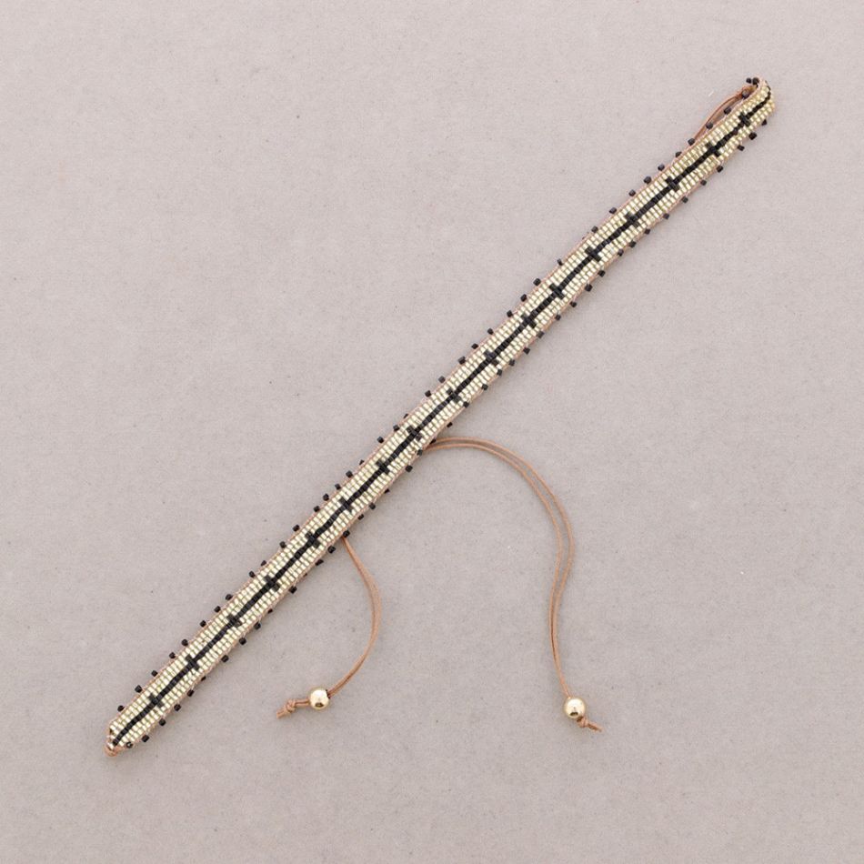 CHOKER ÉTNICO MACRAMÉ ABALORIOS