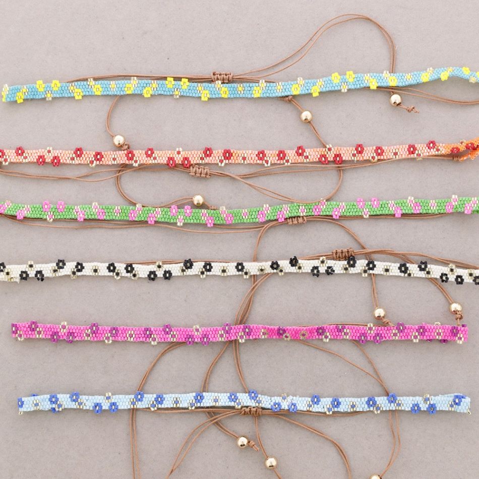 CHOKER ÉTNICO MACRAMÉ ABALORIOS