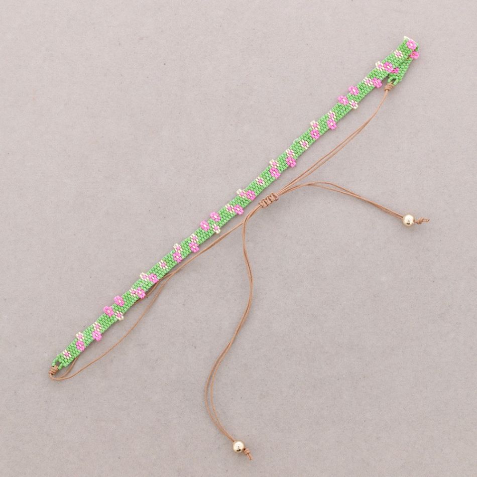 CHOKER ÉTNICO MACRAMÉ ABALORIOS