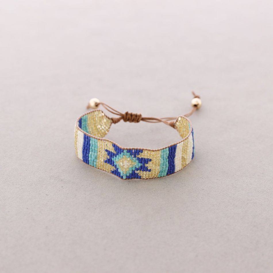 ETHNIC MACRAME BEADS BRACELET