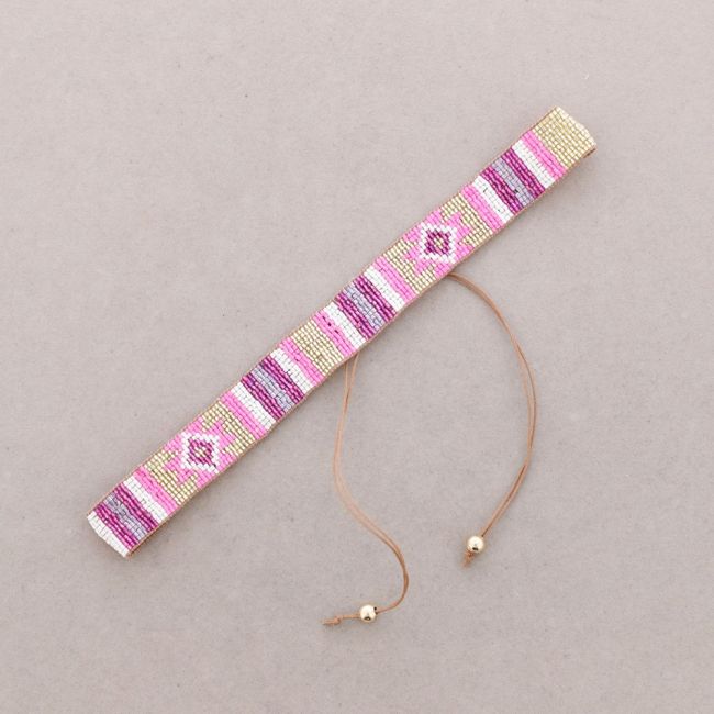 CHOKER ÉTNICO MACRAMÉ ABALORIOS