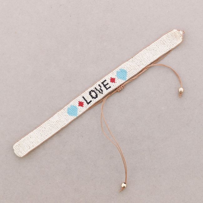 CHOKER MACRAMÉ ABALORIOS LOVE