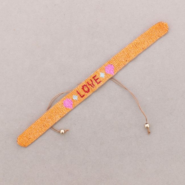 CHOKER MACRAMÉ ABALORIOS LOVE