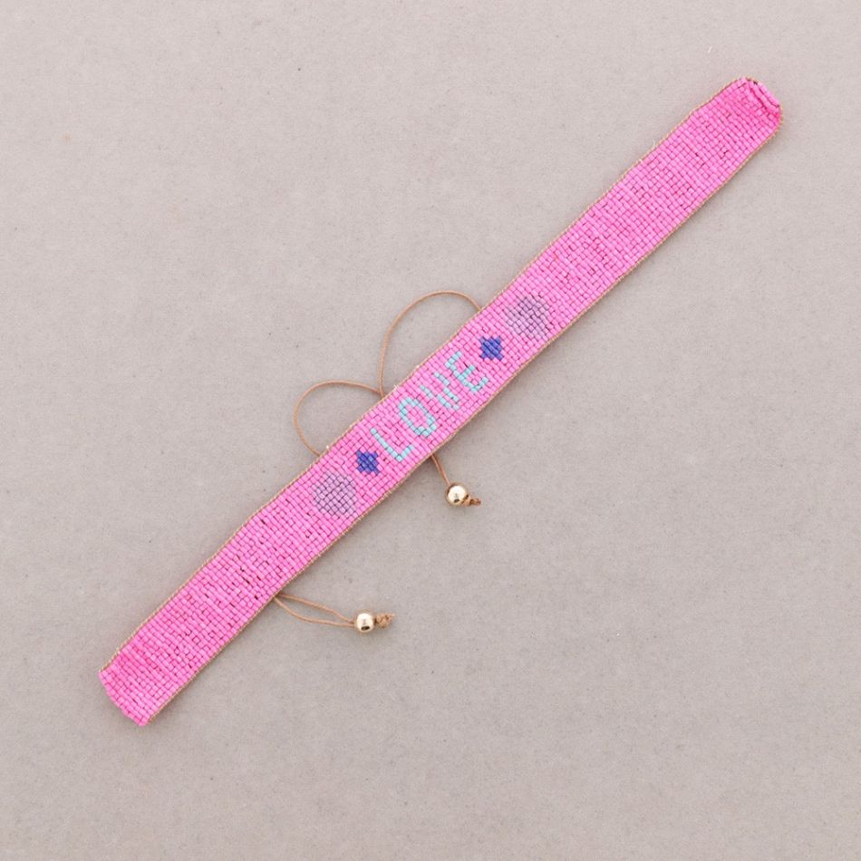 CHOKER MACRAMÉ ABALORIOS LOVE