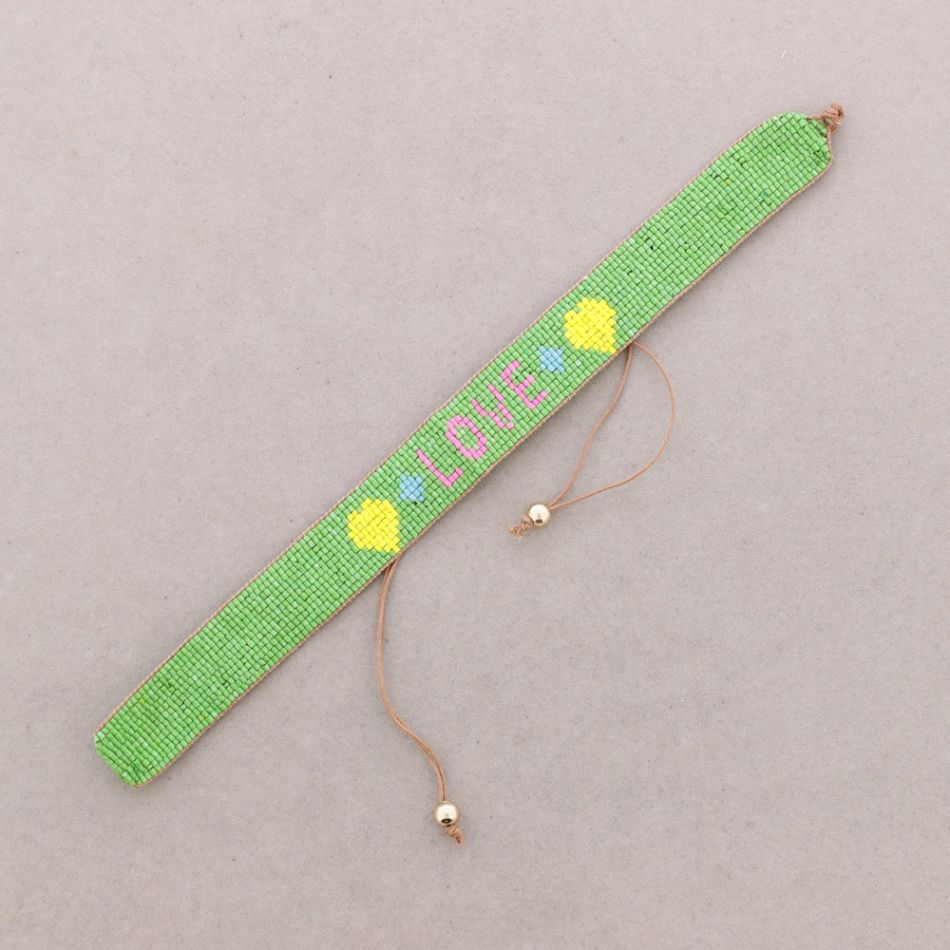 CHOKER MACRAMÉ ABALORIOS LOVE