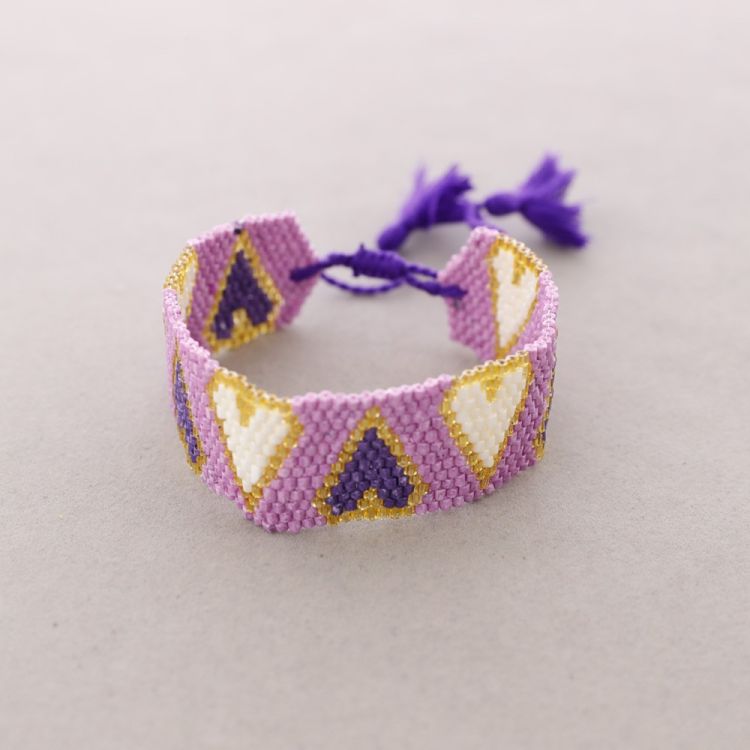 PULSERA ÉTNICA MACRAMÉ ABALORIOS 2