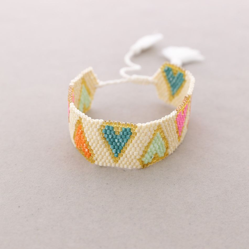 ETHNIC MACRAME BEADS BRACELET