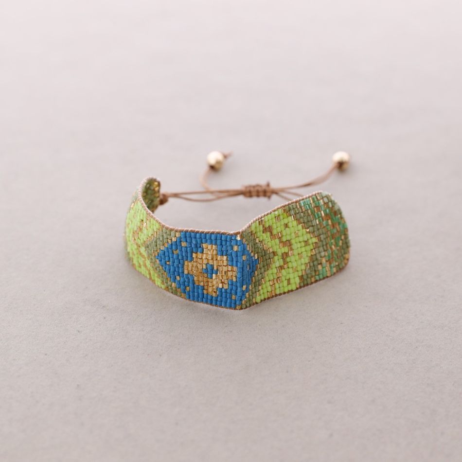 ETHNIC MACRAME BEADS BRACELET