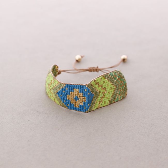 ETHNIC MACRAME BEADS BRACELET
