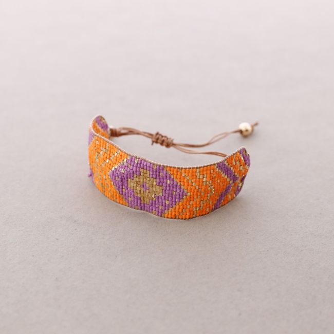 ETHNIC MACRAME BEADS BRACELET