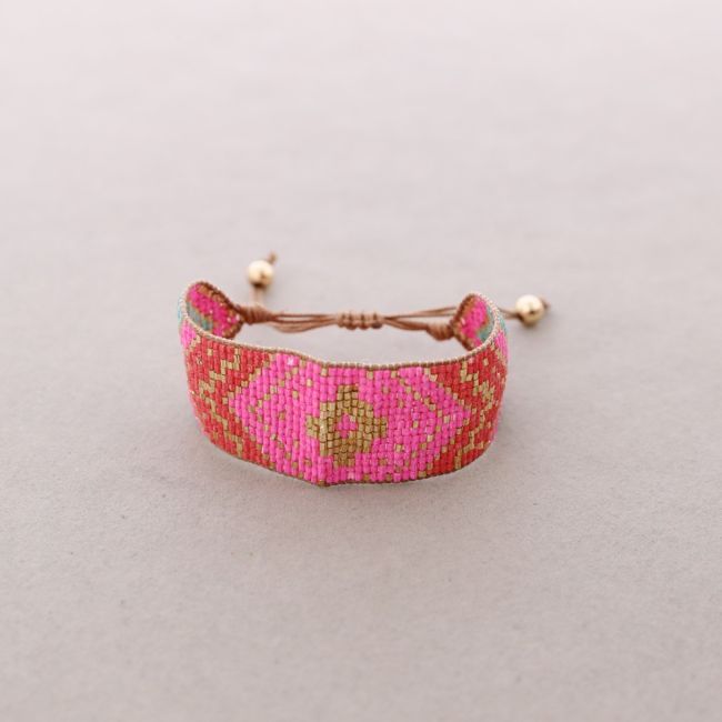 ETHNIC MACRAME BEADS BRACELET